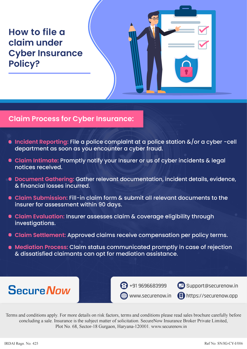 Cyber Insurance online claims process.
